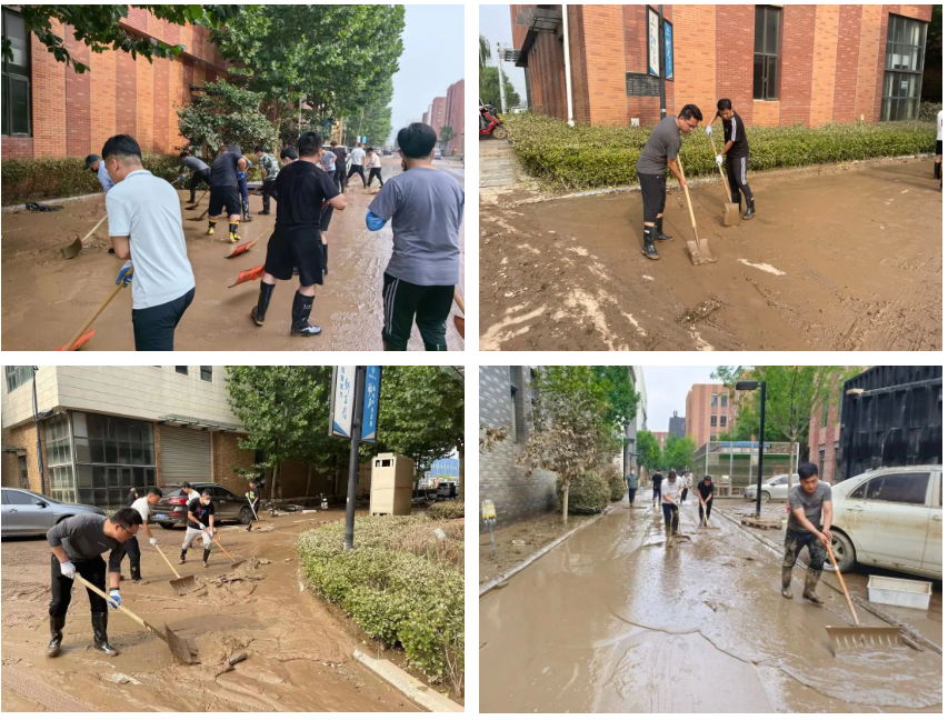 眾志成城 同舟共濟(jì) | 隆泰物業(yè)支援涿州區(qū)域恢復(fù)生產(chǎn)(圖3)